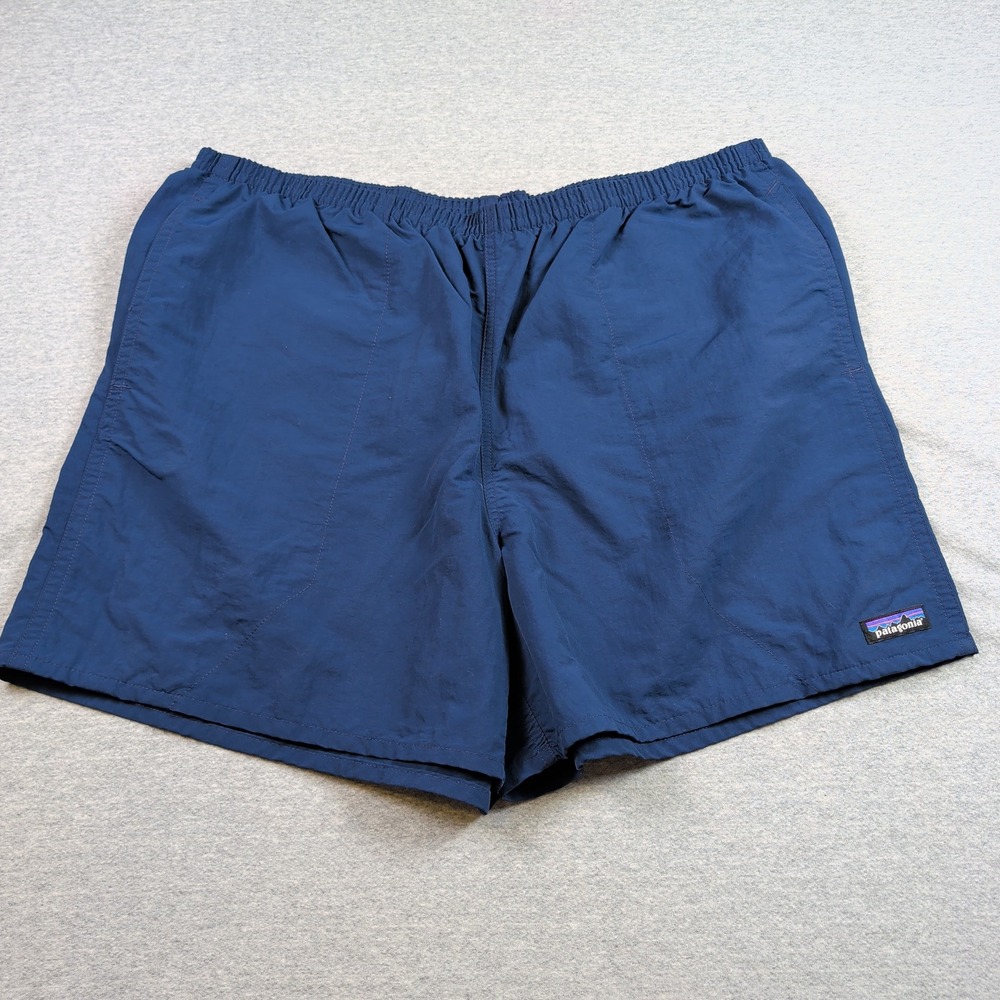 Patagonia Baggies Shorts Mens XXL Navy Blue NetPlus Recycled Nylon